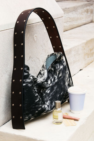 THE SIMMĒ BAG | DARK HIDE WITH BROWN STRAP