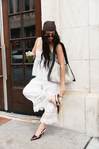 THE SIMMĒ BAG | LIGHT HIDE WITH BLACK STRAP